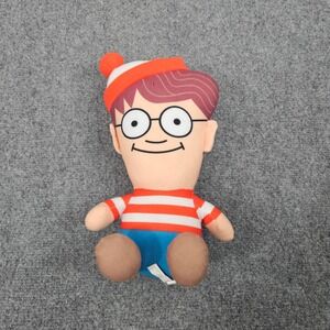 Wheres Waldo Plush Toy 12 Inch Red White Stuffed Character Figure Nostalgia‎